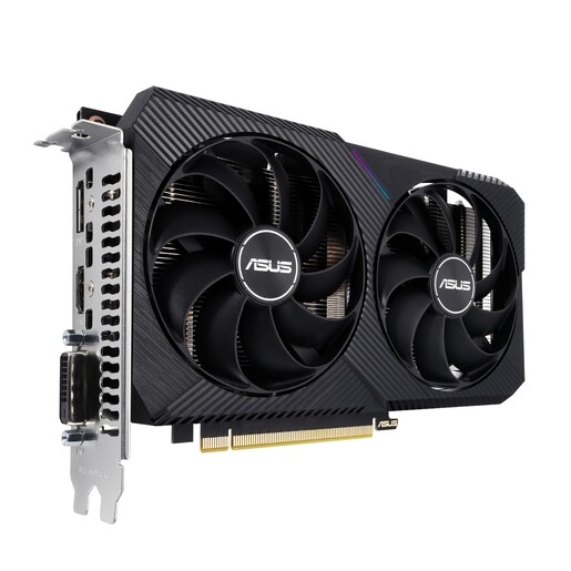 Grafička kartica Asus, Dual nVidia GeForce RTX 3050 8GB GDDR6 V2 OC Edition, PCIe 4.0, 1x DisplayPort, 1x HDMI, 1x DVI-D (90YV0GH6-M0NA00)