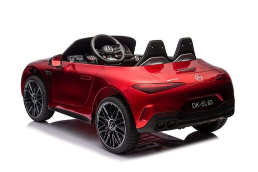 Licencirani auto na akumulator Mercedes AMG SL63 crveni lakirani