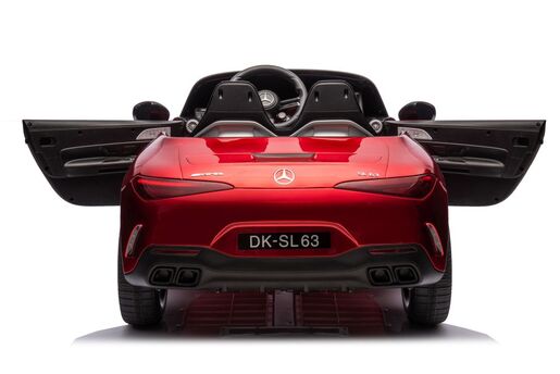 Licencirani auto na akumulator Mercedes AMG SL63 crveni lakirani