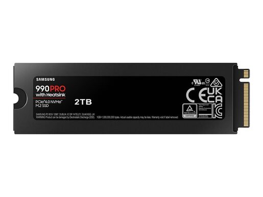 SSD 2TB Samsung 990 PRO with Heatsink M.2 NVMe (MZ-V9P2T0CW)