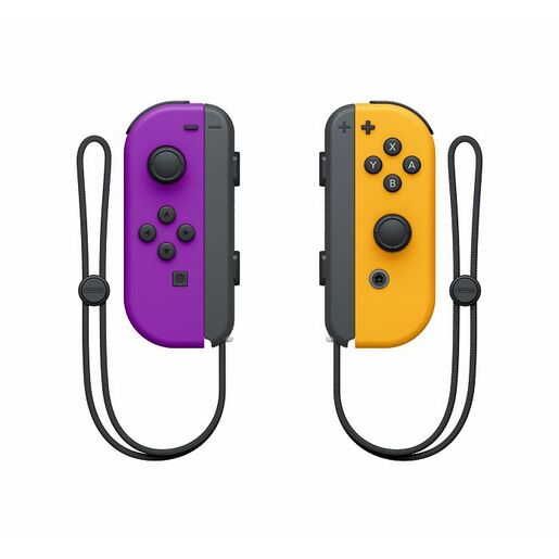 Nintendo Switch Joy-Con Pair, Neon Purple/Neon Orange