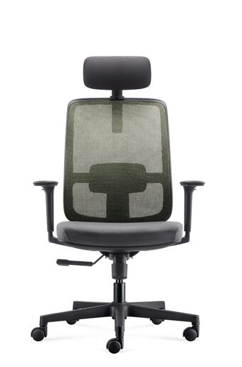 Ergovision Ergo Basic 05, uredska stolica, crno/zelena