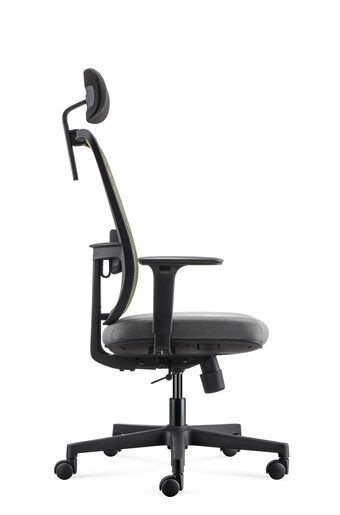 Ergovision Ergo Basic 05, uredska stolica, crno/zelena