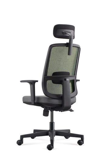 Ergovision Ergo Basic 05, uredska stolica, crno/zelena