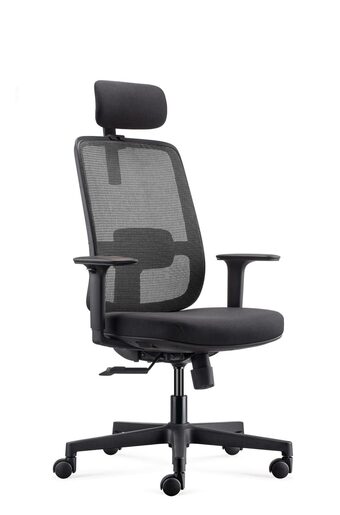 Ergovision Ergo Basic 02, uredska stolica, crna