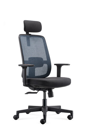 Ergovision Ergo Basic 06, uredska stolica, crno/plava