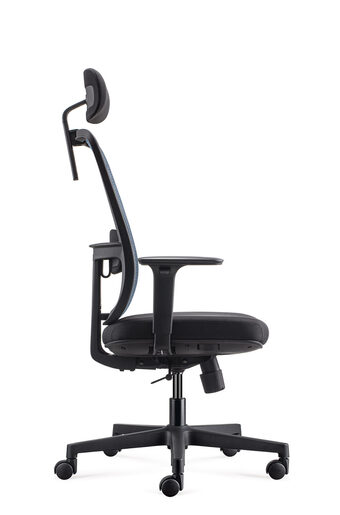 Ergovision Ergo Basic 06, uredska stolica, crno/plava