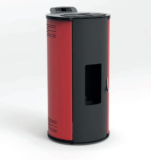 Alfa peć na pelete Una Eco, crvena