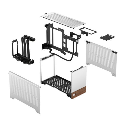 Kućište Fractal Terra Silver mITX, srebrno