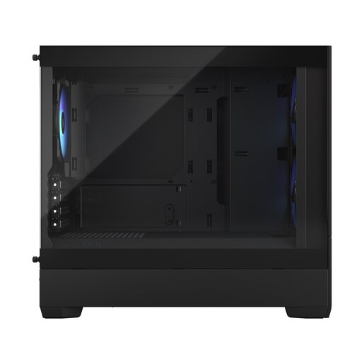 Kućište Fractal Pop Mini Air RGB Black TG Clear Tint, crno