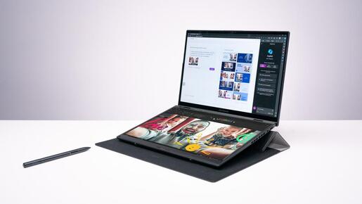 ASUS Zenbook DUO UX8406MA-PZ051W, 90NB12U1-M00EV0, 14 3K OLED Touchscreen 120Hz 400nits, Intel Core Ultra 9 185H, 32GB RAM, 2TB PCIe NVMe SSD, Intel Arc Graphics, Windows 11 Home, laptop