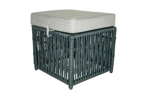 FLORIANE GARDEN vrtna garnitura New York Pouffe, siva