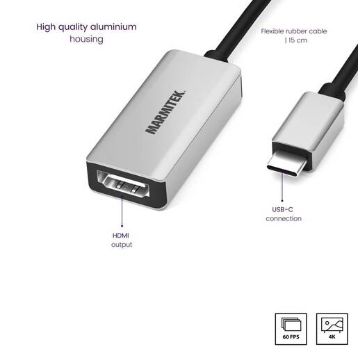 MARMITEK USB adapter tipa C na HDMI