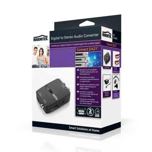 MARMITEK Connect DA21 audio pretvarač, digitalni, stereo, PCM