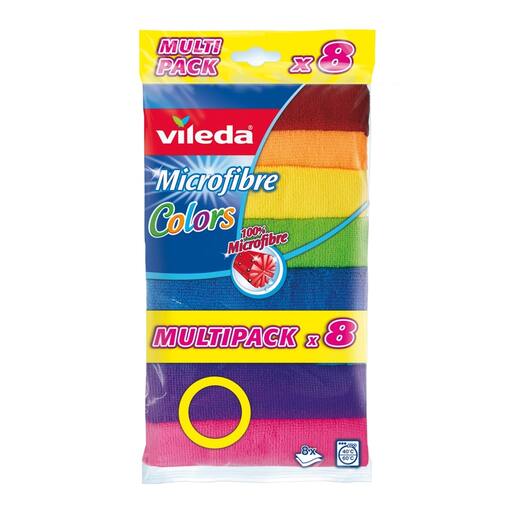 Vileda višenamjenska krpa Microfibre Colors 8/1