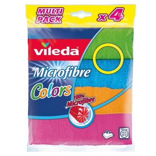 Vileda višenamjenska krpa Micofibre Colors 4/1