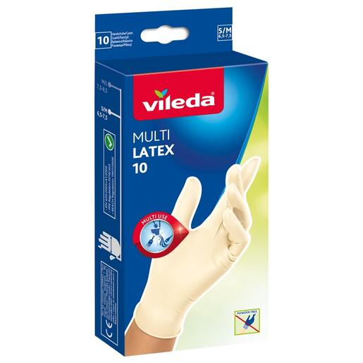 Vileda jednokratne rukavice Multi Latex, vel. S/M, 10/1