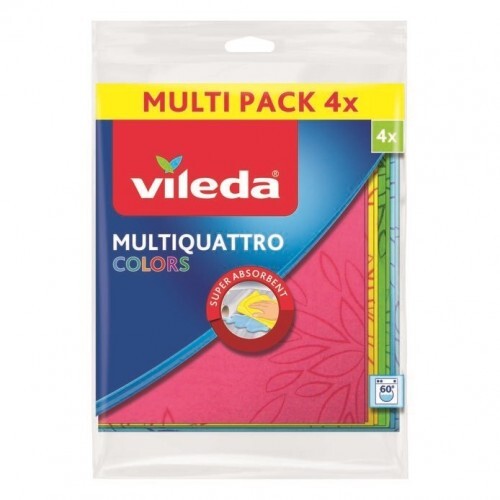 Vileda višenamjenska krpa Multiquattro Colors 4/1