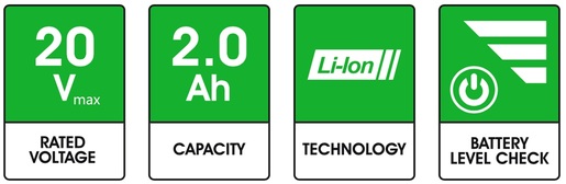 ADK baterija SF8M12503 20 V Li-Ion 2.0 Ah