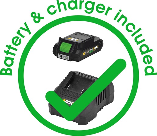 ADK akumulatorska pila za grane SF8J122-1 20 V, baterija 2 Ah, brzi punjač