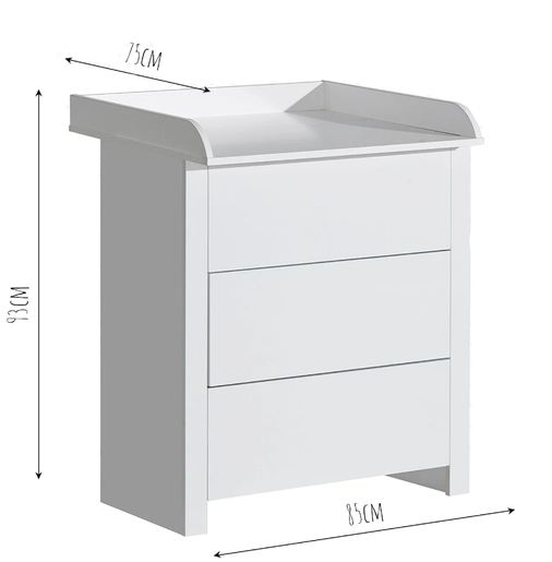 Komoda za previjanje 2u1 BASIC