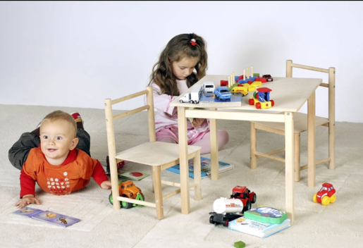 Drveni stol i stolice - ECO