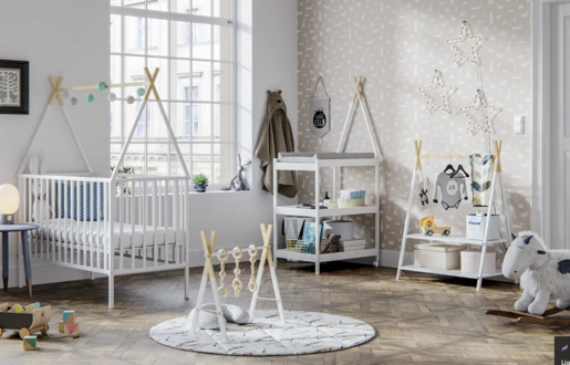 Kinderbet TIPI, bijeli