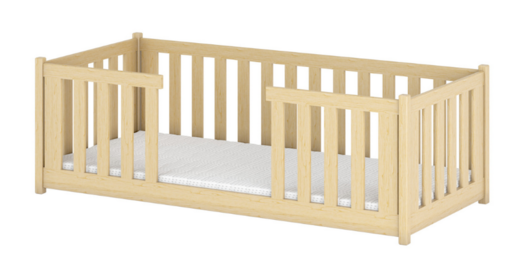 Drveni dječji krevet Fero 160x80 cm, svijetlo drvo