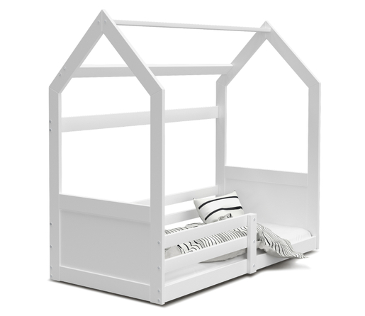 Drveni dječji krevet MIKI 160x80, bijeli