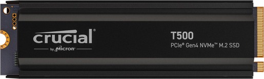 SSD 1TB Crucial T500 with Heatsink M.2 NVMe (CT1000T500SSD5)