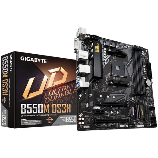 Matična ploča Gigabyte B550M DS3H, AMD B550, AM4, mATX