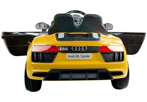 Licencirani auto na akumulator Audi R8 Spyder, žuti