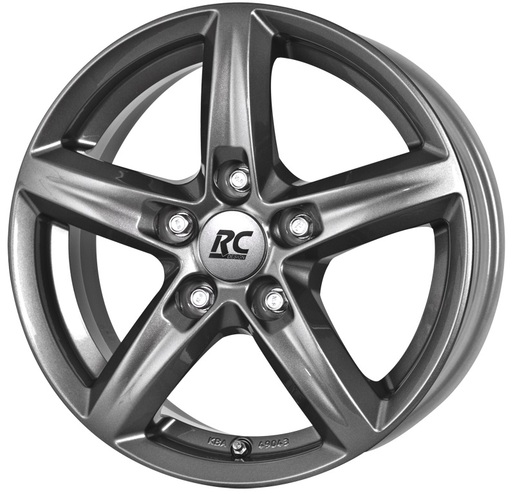 Aluminijski naplatak RC Design RC24 7x16 5/112 ET46 D7 TM (Titan Metalic) - EAN kod 4250145459720