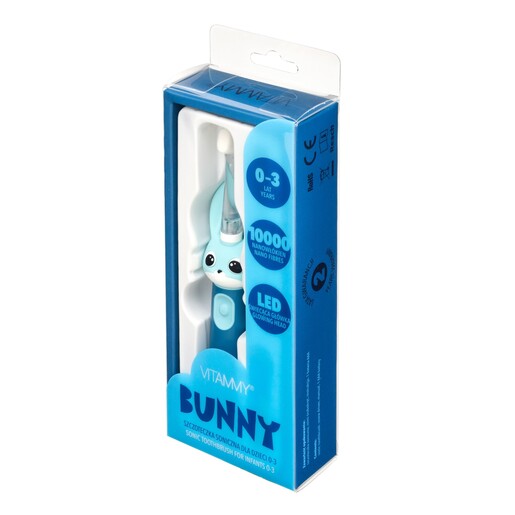 Vitammy sonična električna četkica Bunny, plava