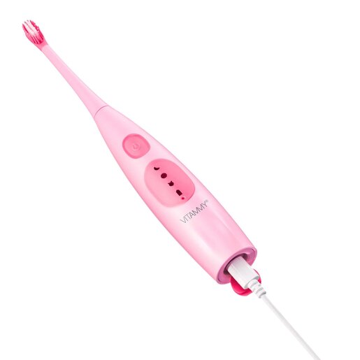 Vitammy sonična električna četkica Dino, ružičasta