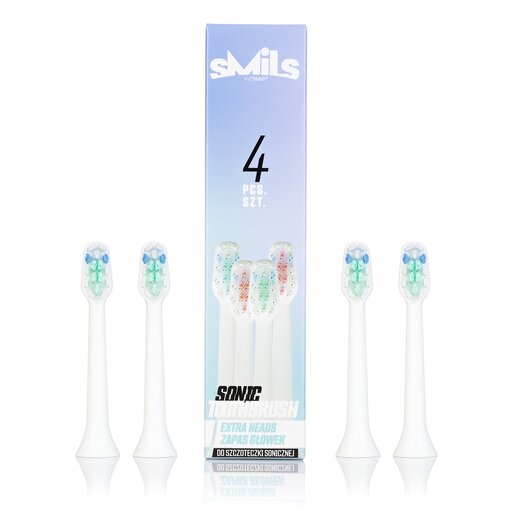 Vitammy zamjenske glave za električnu Smils (ružičasta), 4 kom