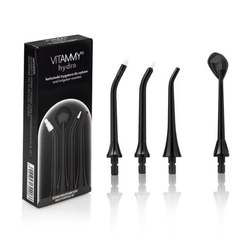 Vitammy set višenamjenskih nastavaka za oralni tuš Hydra (crni)