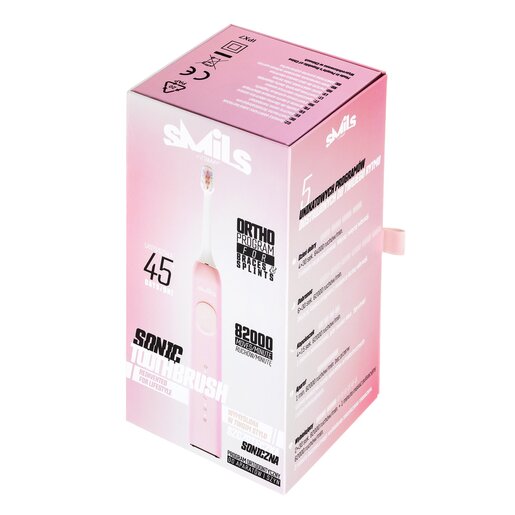 Vitammy sonična električna četkica Smils ružičasta