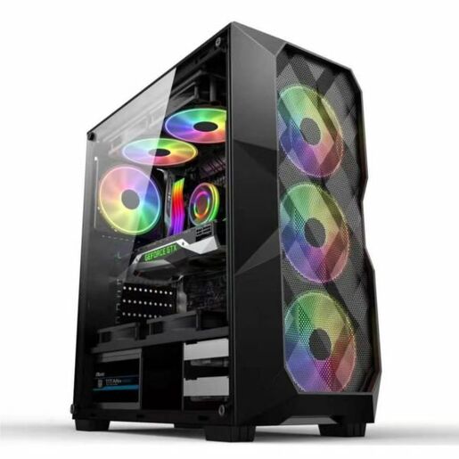 Kućište NaviaTec Raptor RGB, crno