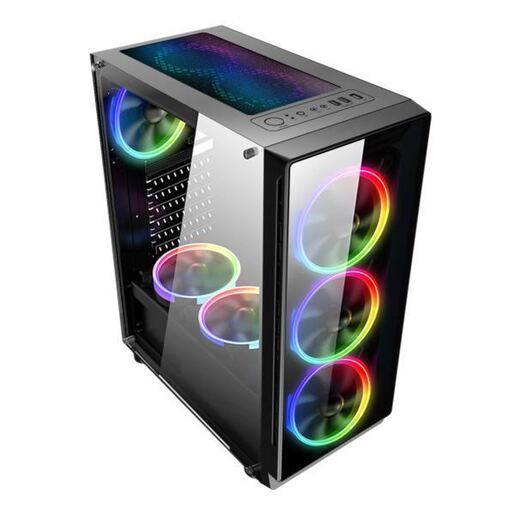 Kućište NaviaTec Vortex V3 RGB, crna