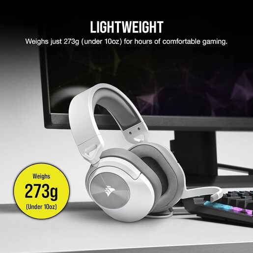 Corsair HS55, bežične gaming slušalice, bijele (CA-9011281-EU)