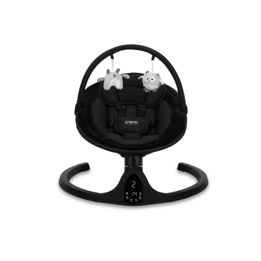 MoMi električna ljuljačka LAMI - KENANI ONYX, crna