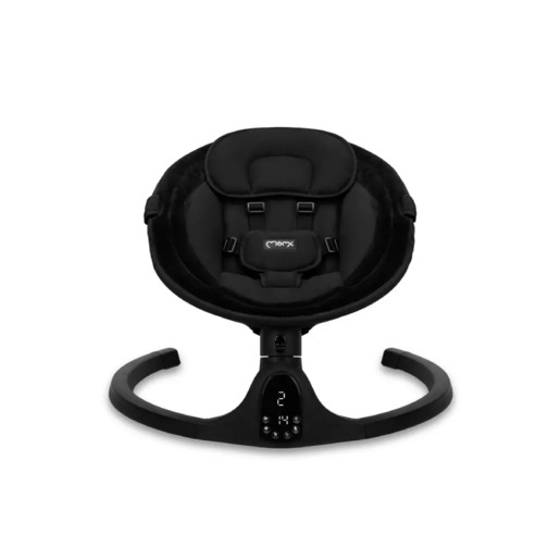 MoMi električna ljuljačka LAMI - KENANI ONYX, crna