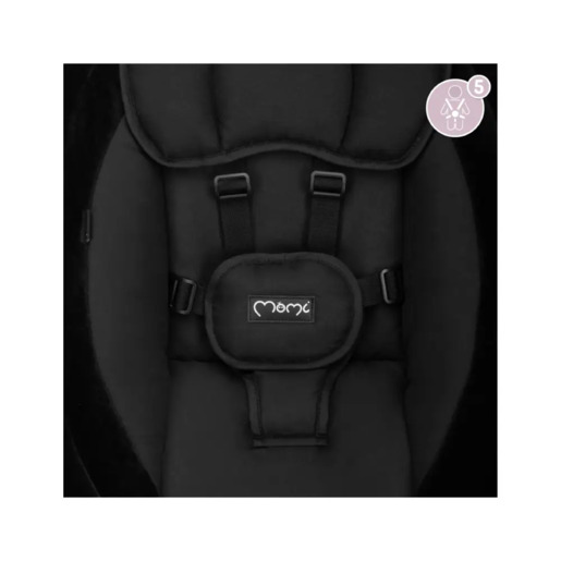 MoMi električna ljuljačka LAMI - KENANI ONYX, crna