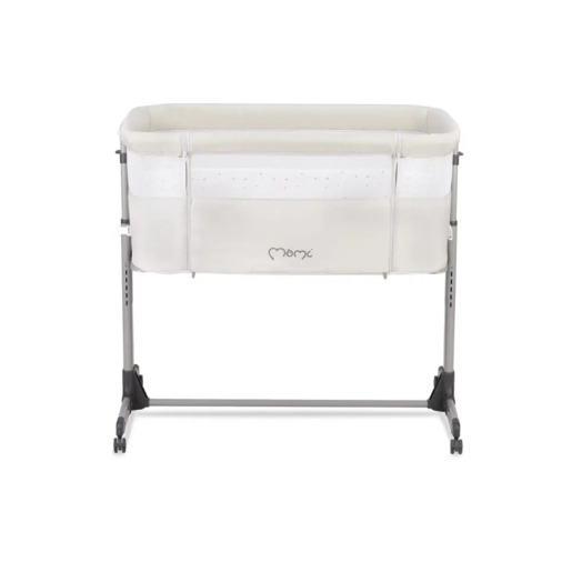 MoMi REVO 2u1 krevetić, svijetlo sivi
