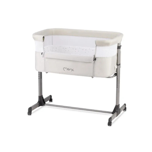 MoMi REVO 2u1 krevetić, svijetlo sivi