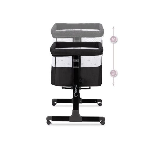 MoMi REVO 2u1 krevetić, tamno sivi