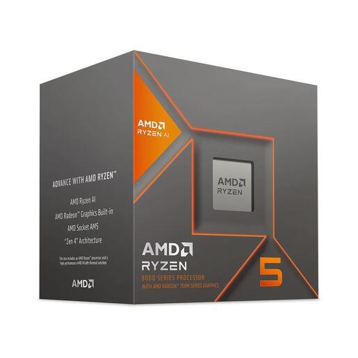 Procesor AMD Ryzen™ 5 8600G 4.3/5.0GHz, 6C/12T, AM5 (100-100001237BOX)