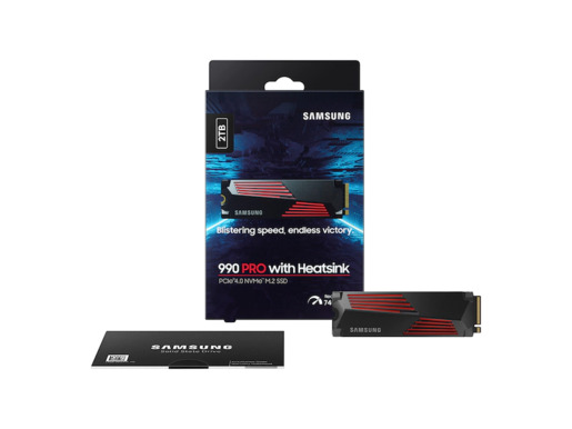 SSD 2TB Samsung 990 PRO with Heatsink M.2 NVMe (MZ-V9P2T0CW)