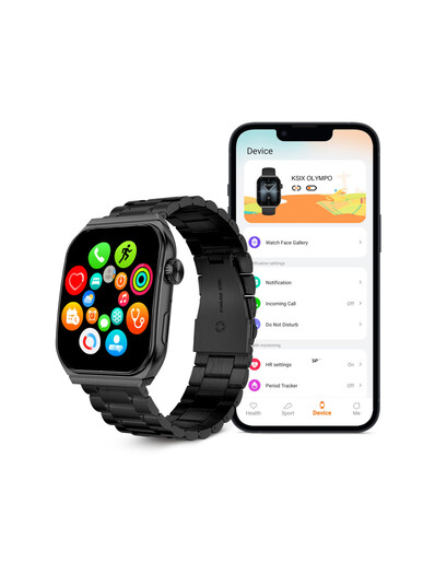 KSIX smartwatch Olympo crni, pametni sat